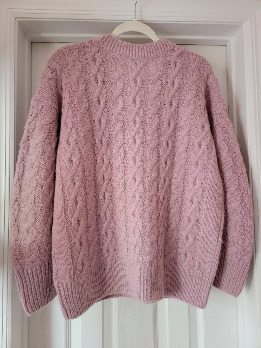 Vince Lattice Cable Knit Wool & Alpaca Blend Sweater, Size S, NWT - Picture 3 of 14